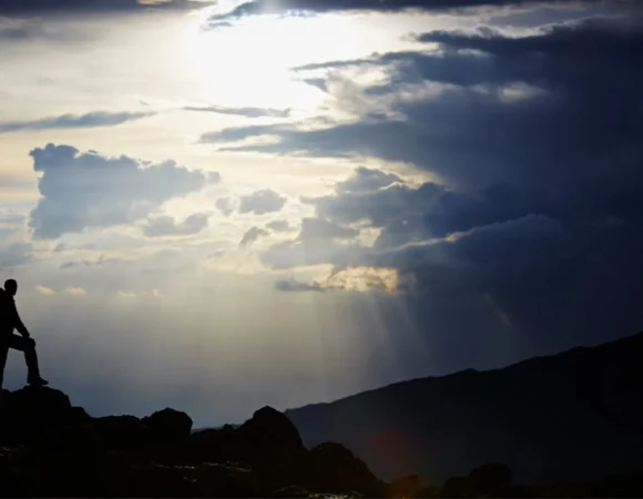 Day hike on the Shira Plateau
